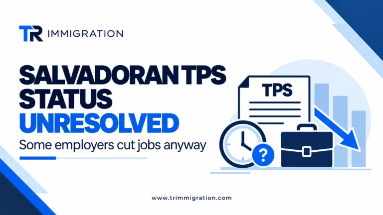 Salvadoran TPS status unresolved, some employers cut jobs anyway - TR Immigration