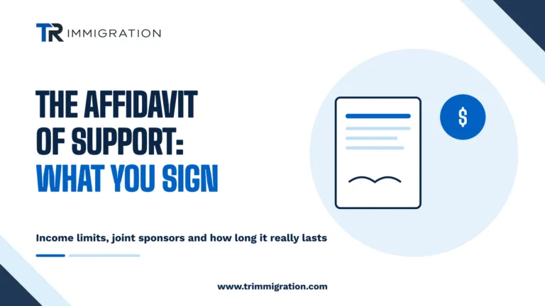 The I-864 affidavit of support explained: income limits, joint sponsors, duration