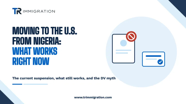 Moving to the United States from Nigeria: current visa suspension and what still works