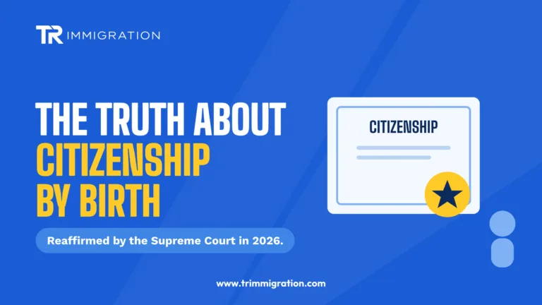 Citizenship certificate with a star seal illustrating U.S. citizenship by birth